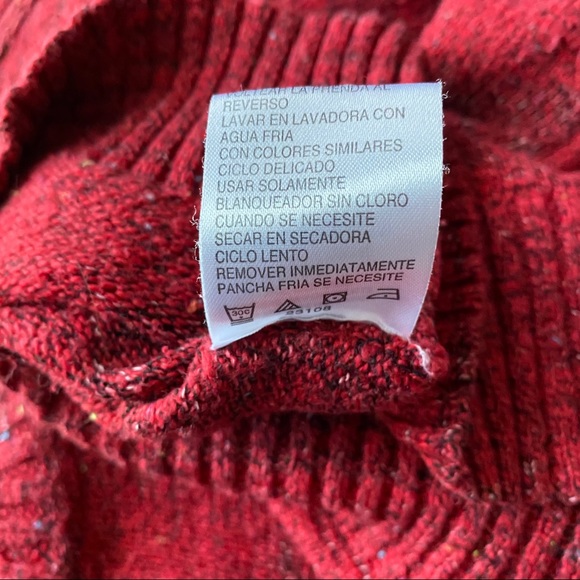 SAG HARBOR RED SWEATER - Picture 6 of 6